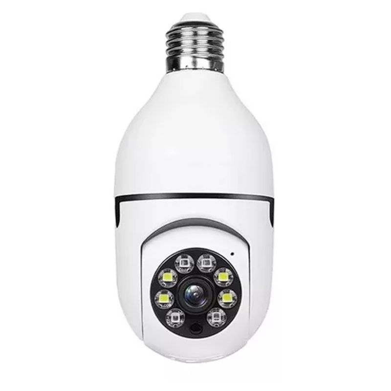 GENERICO - Cámara Tipo Bombillo Wifi 360° 1080p