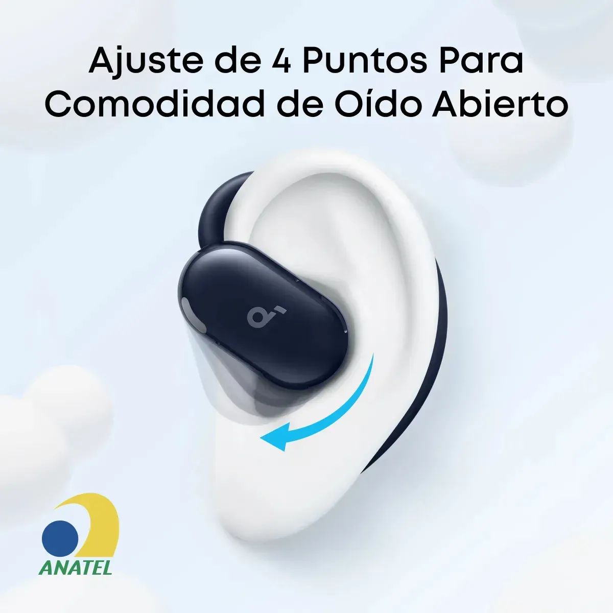 SOUNDCORE BY ANKER - Audífonos Inalámbricos Bluetooth 5.4 Soundcore V20i Open-ear 36h Azul