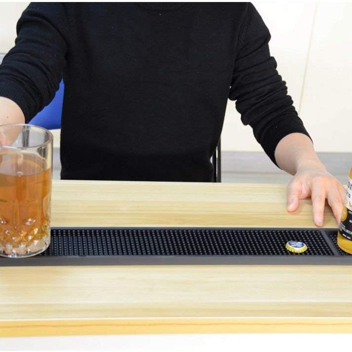 KUANGYE - Alfombrilla De Goma Antideslizantes Para Barra Cocina De Bar