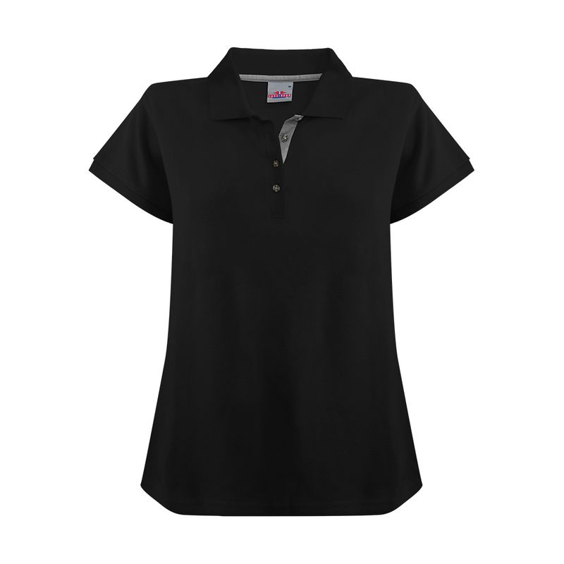 INDUSBORD - Polera Piqué Sail Colletion Premium Detalle en Botonera Mujer