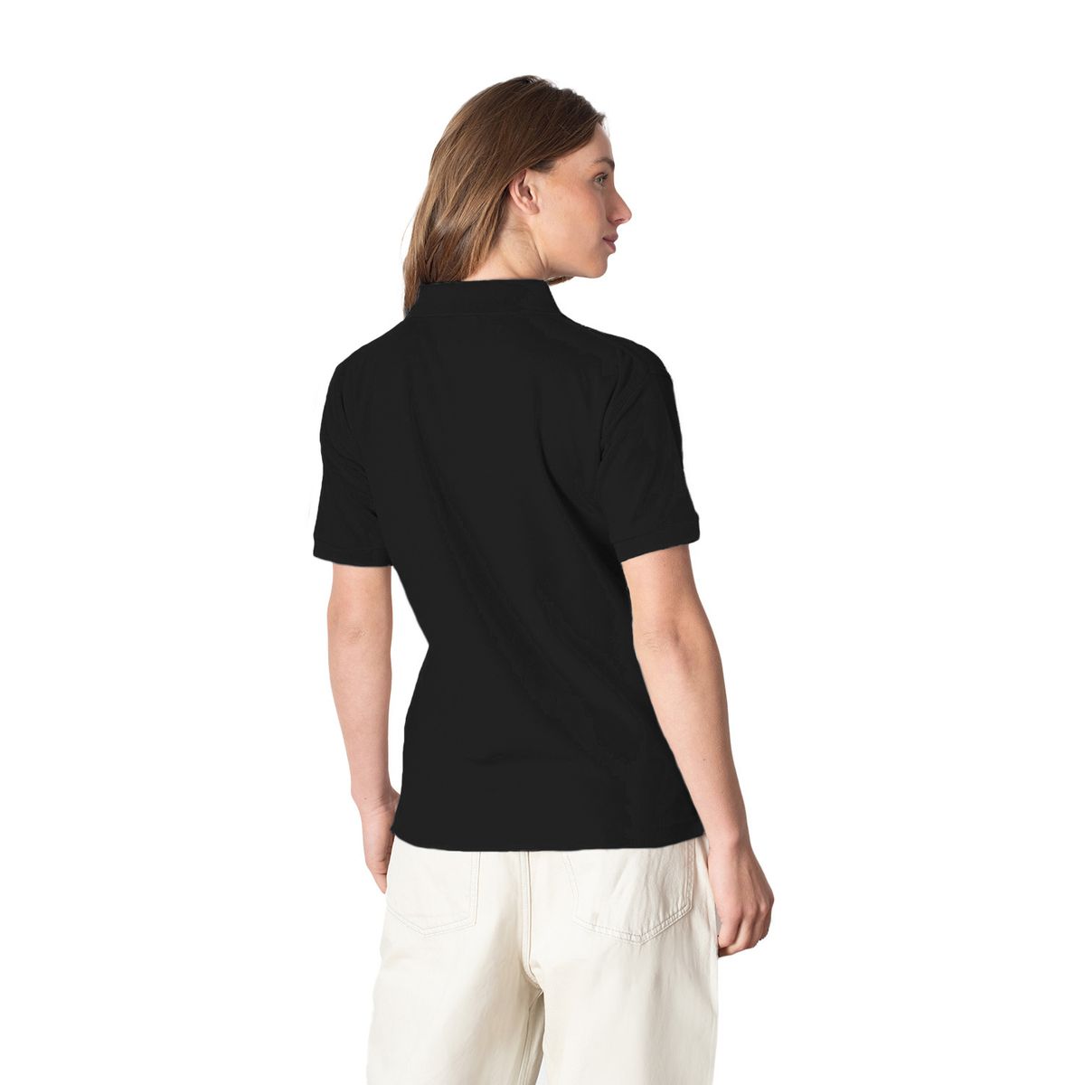 INDUSBORD - Polera Piqué Sail Colletion Premium Detalle en Botonera Mujer