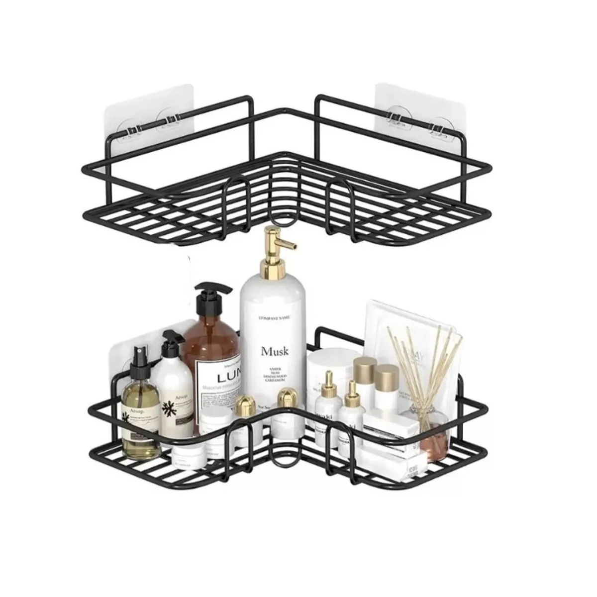 GENERICO - Esquinero De Ducha Multiuso Organizador Baño Repisa Shampoo