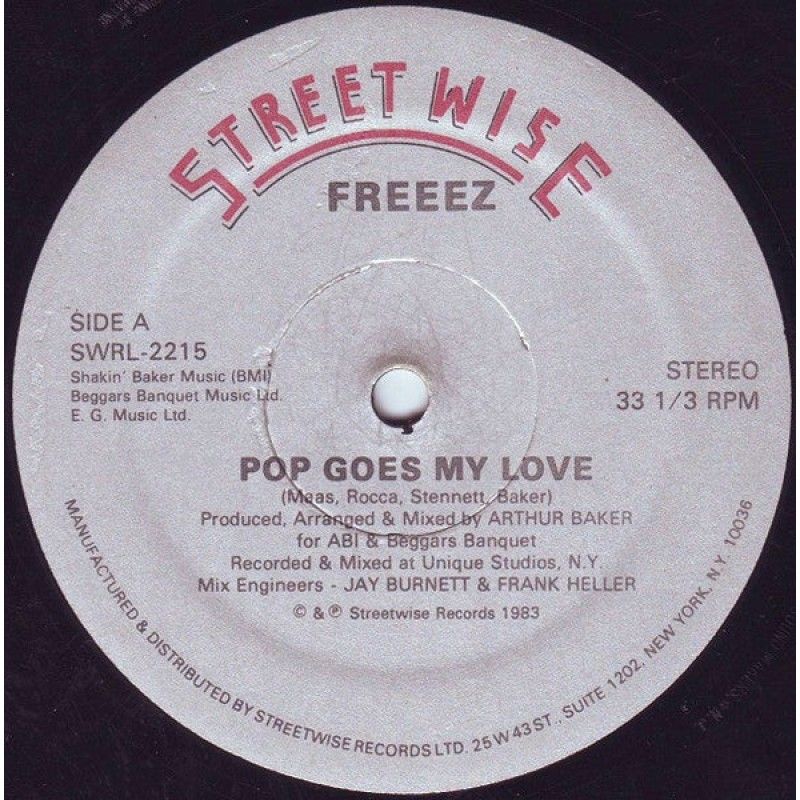 GENERICO - Freeez  Pop Goes My Love Vinilo usado VG+
