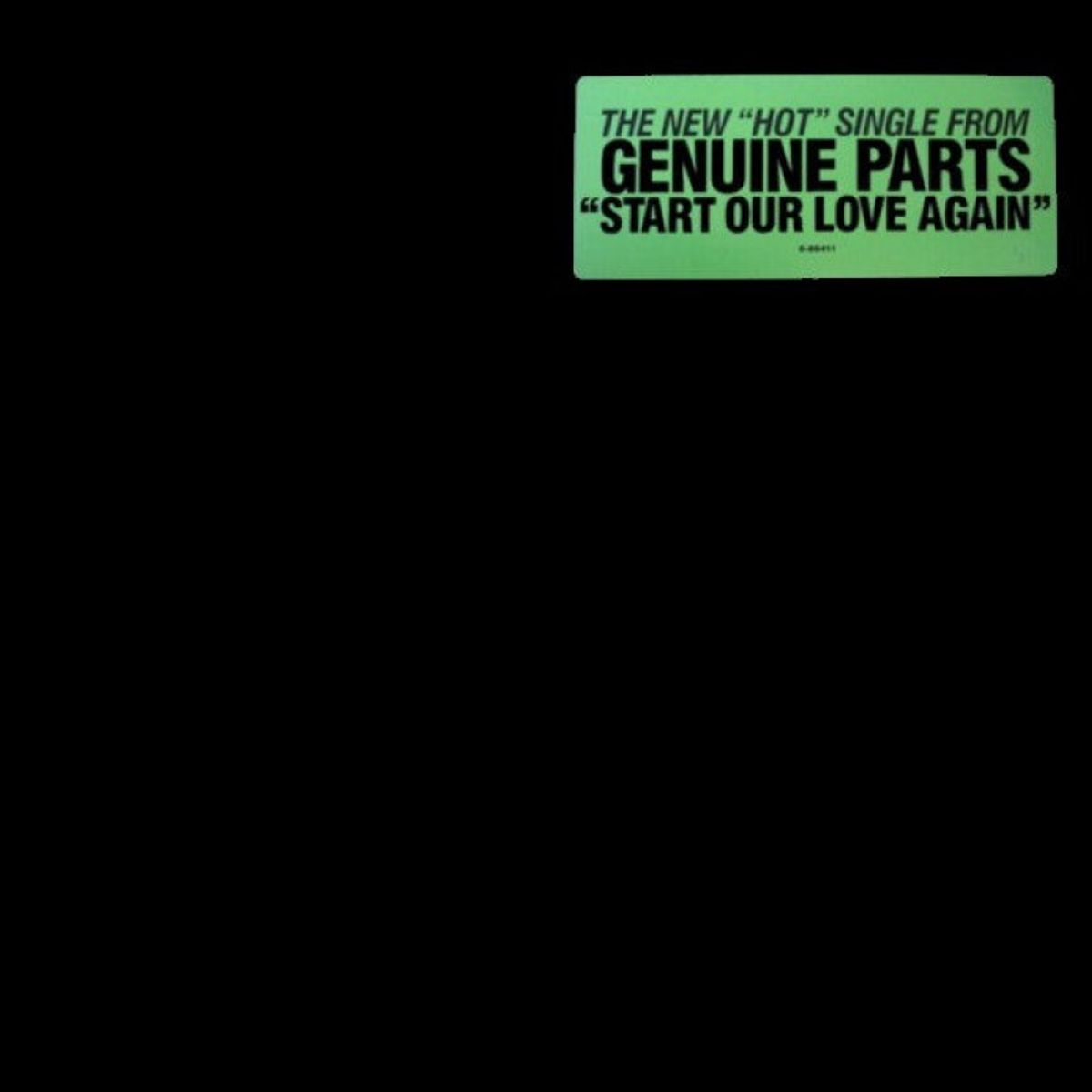 GENERICO - Genuine Parts  Start Our Love Again Vinilo usado VG+
