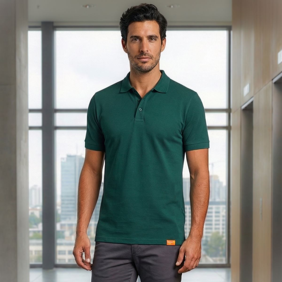 T-WORLD - Polera Piqué Manga Corta Premium 6040 Ideal Para Bordar