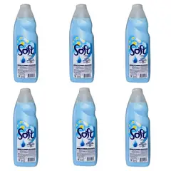 GENERICO - Suavizante Soft 1 Litro Pack 6 Unidades