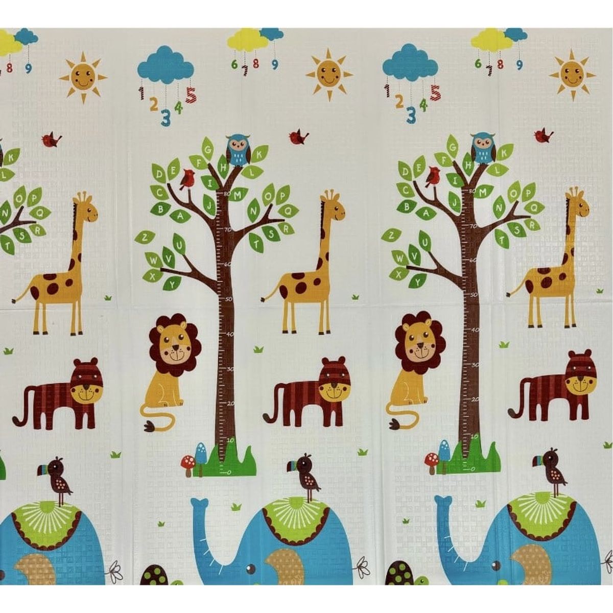 BEBECO - Alfombra Gruesa Bebe Antigolpe de 200x180 Bebeco Elefante