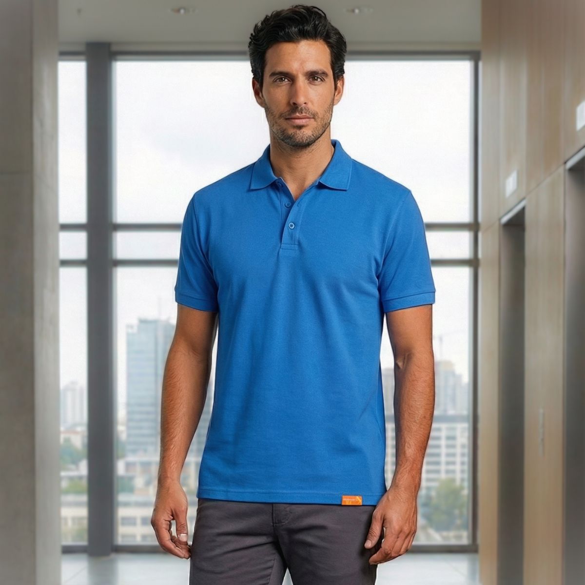 T-WORLD - Polera Piqué Manga Corta Premium 6040 Ideal Para Bordar
