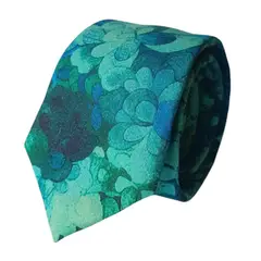 LUCIA CORBATAS - Corbata algodón Esmeralda Luciacorbatas