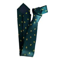 Corbata seda verde inglés Paltas Luciacorbatas