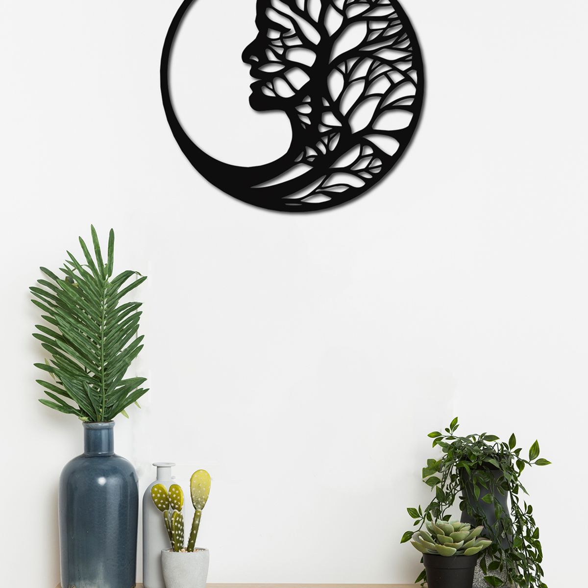 ELAB PROPIA - Cuadro Calado en Madera Árbol de la Vida Rostro - Fun Republic