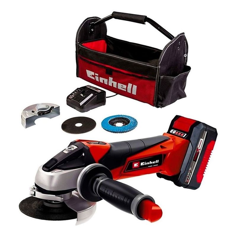 EINHELL - Kit Esmeril Inalambrico Einhell Te-ag 18115 Li 1x40 Ah