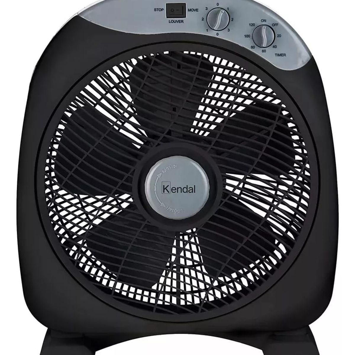 KENDAL - Ventilador de Piso / Mesa Silencioso Kendal Box Kf-12b3N Timer 120 Min