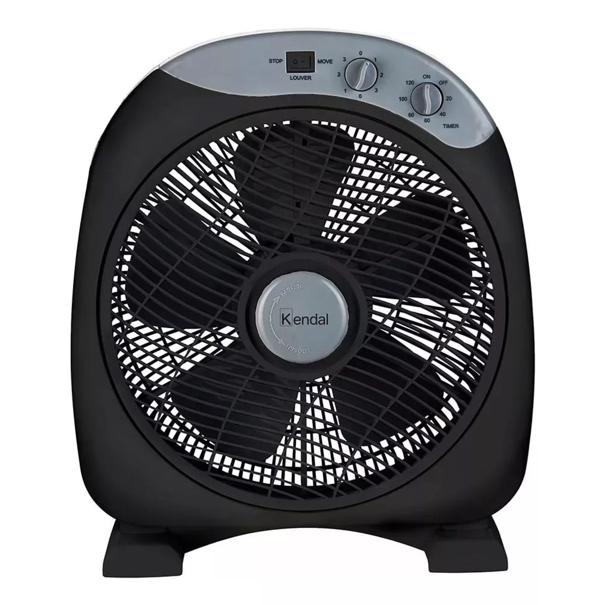 KENDAL - Ventilador de Piso / Mesa Silencioso Kendal Box Kf-12b3N Timer 120 Min