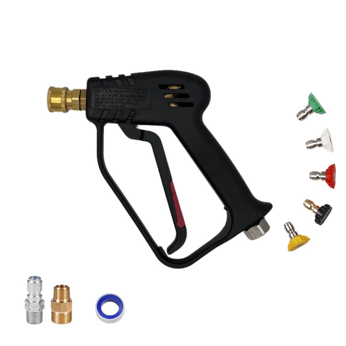 GENERICO - Pistola Corta Hidrolavado Incluye Acople rápido Karcher K