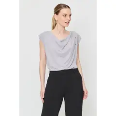 ASH - Polera Lisa Drapeada