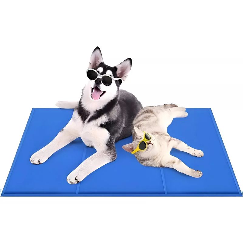 GENERICO - Manta Refrescante Perro Cama Grande Mascota 81x96 Manta
