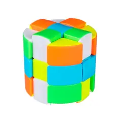 QIYI - 3x3 Cilindro Tipo Rubik Stickerless