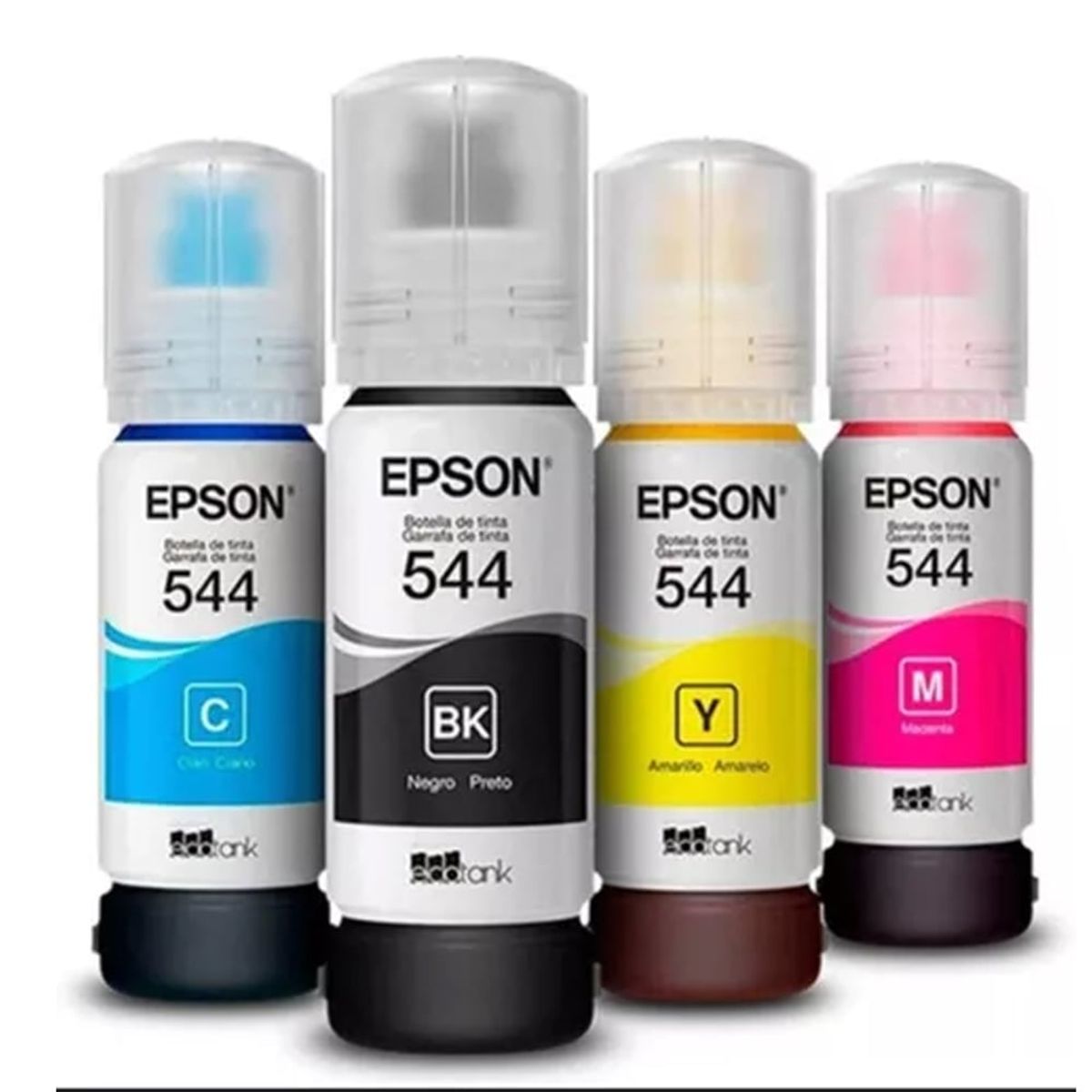 GENERICO - Pack De Tinta Epson 544 Original Para Ecotank L3110 L3210 L1250