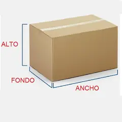 GENERICO - Caja de cartón 600x400x400 pack de 25 unidades