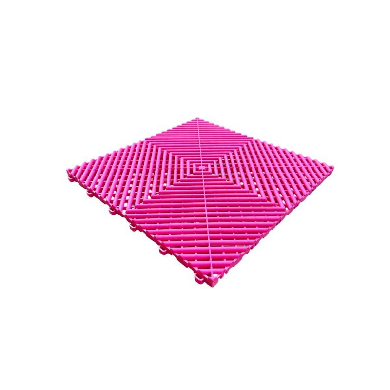 GENERICO - Piso Encastrable Heavy Duty SIMSTRAX Pack x 25 UN 4 M2 Rosado