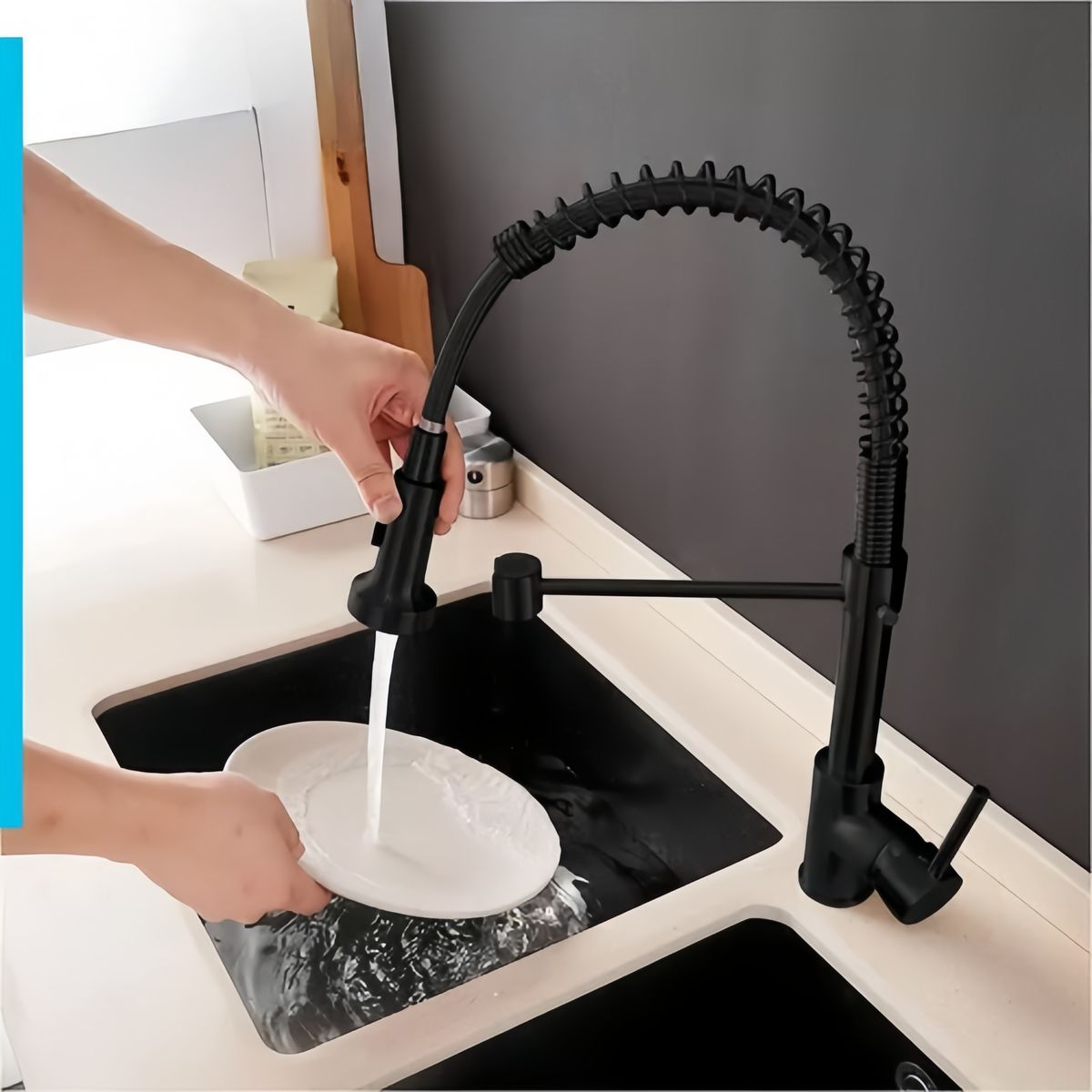 Llave Monomando Lavaplatos Griferia Flexible, marca GENERICO - Foto 2