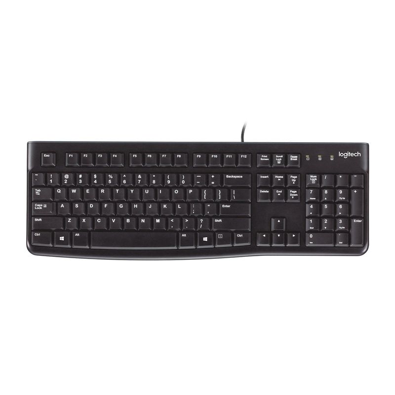 LOGITECH - Teclado Usb Logitech K120 Silencioso - Negro