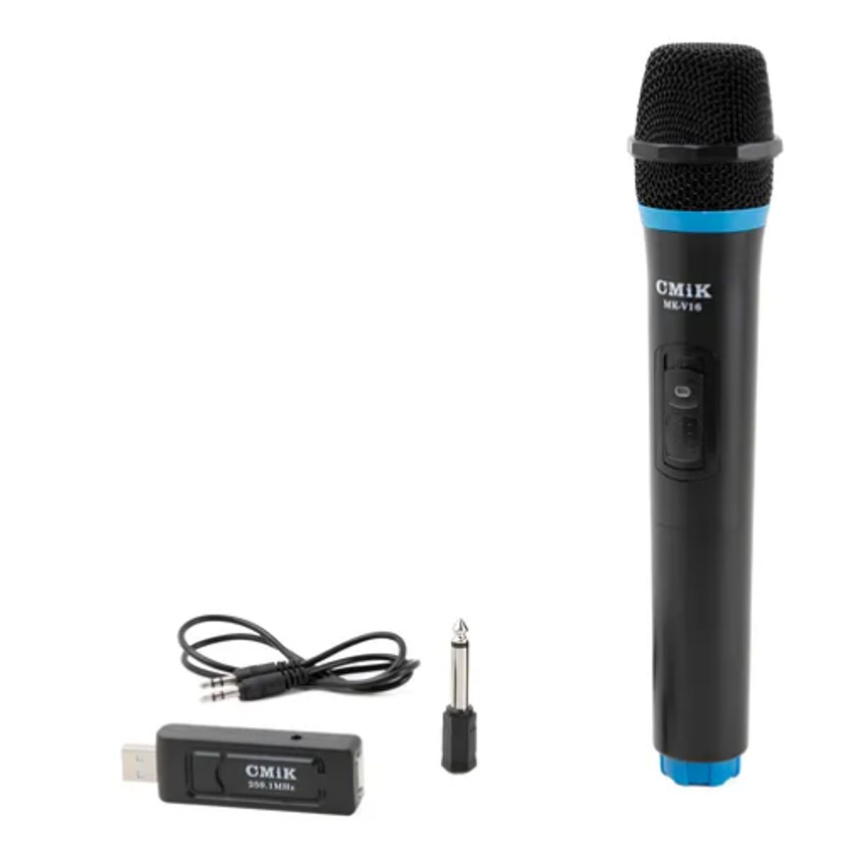 GENERICO - Micrófono Cmik Mk-v16 Cardioide NEGRO CON AZUL