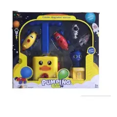 ANGELES DEL HOGAR - Juego Bombin Impulsador Lanzador Globos Pato Amarillo