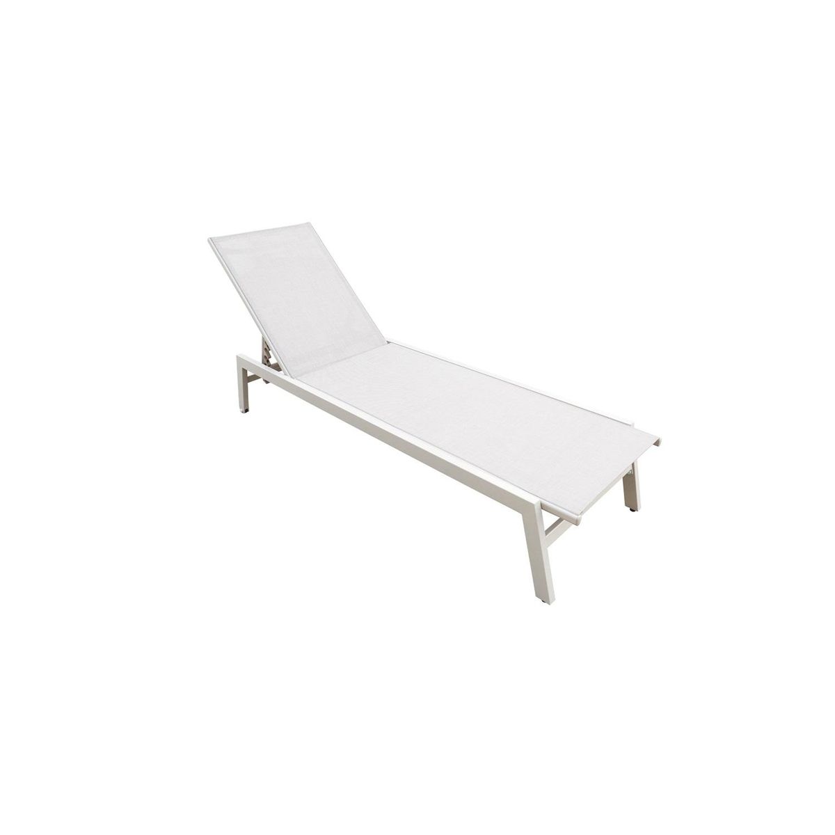 MIDTOWN - Juego de Reposeras Aluminio Blanco X2 Midtown