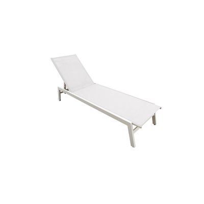 Imagen 2 del producto Juego de Reposeras Aluminio Blanco X2