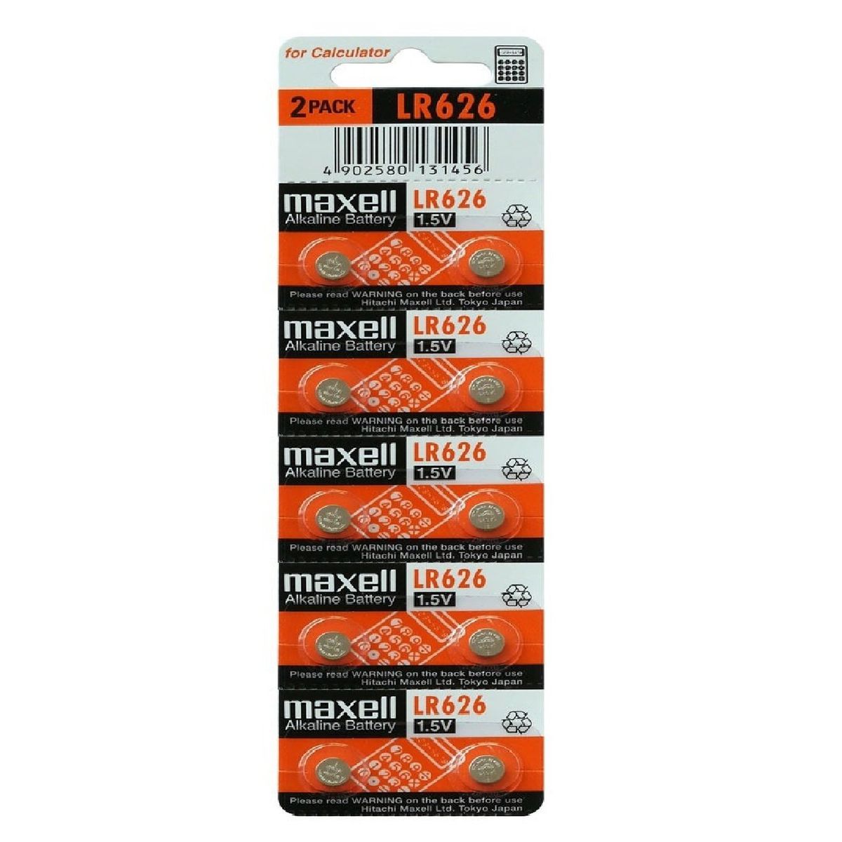 MAXELL - Pilas Lr41 Maxell 1.5v Tira 10 Unidades