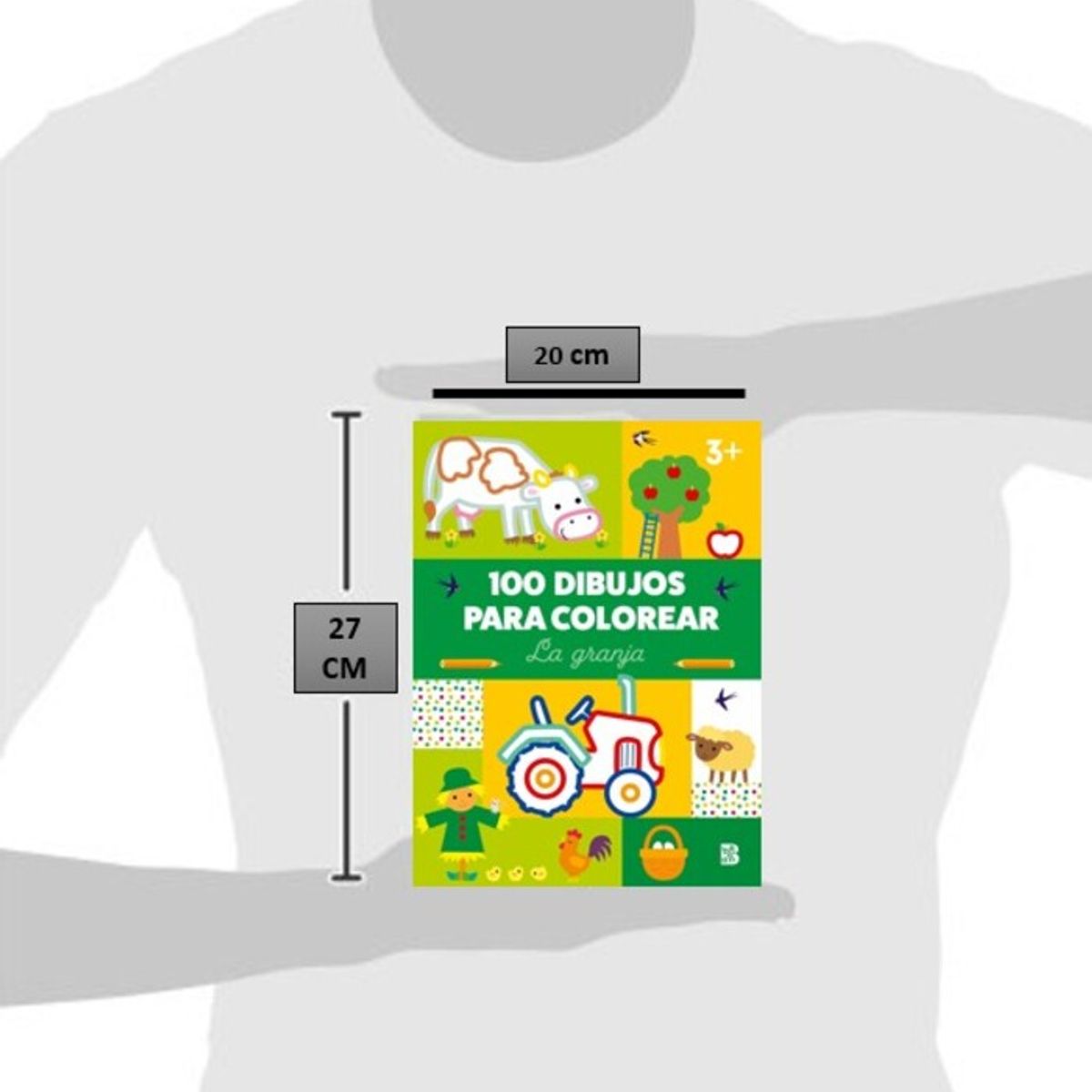 BALLON - La granja. 100 dibujos para colorear