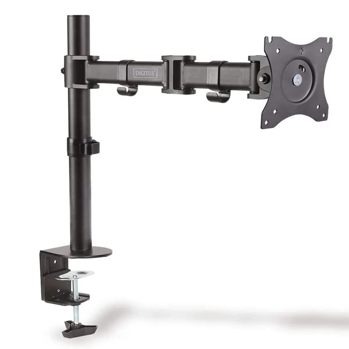 NOVYSTOR - Soporte Un Brazo Monitor 13 A 27 Base Ajustable Articulado