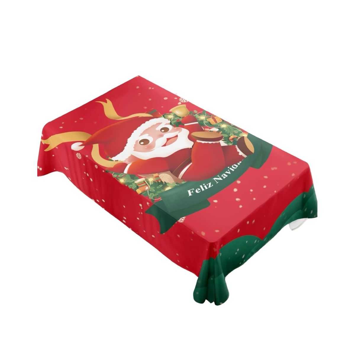 GENERICO - Mantel de Navidad Fechas Navideñas 140x220cm A10