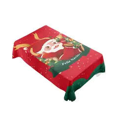GENERICO - Mantel de Navidad Fechas Navideñas 140x220cm A10