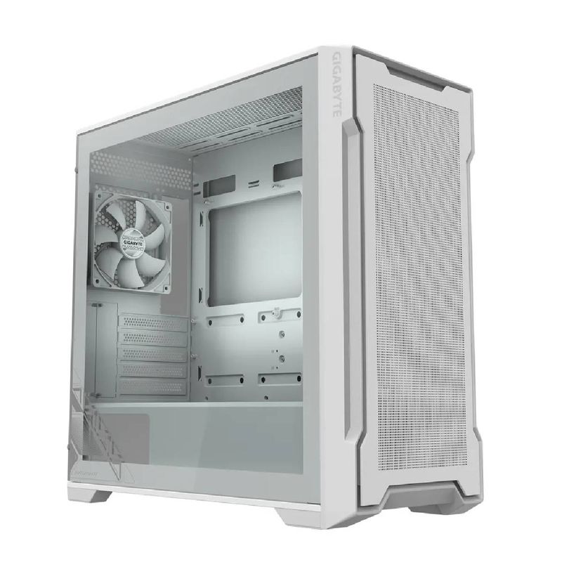 GIGABYTE - Gabinete Gigabyte C102 GLASS ICE Mid-Tower Case Blanco