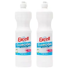 EXCELL - Pack 2 Unidades Clorogel 900cc: Limpia Y Desinfecta