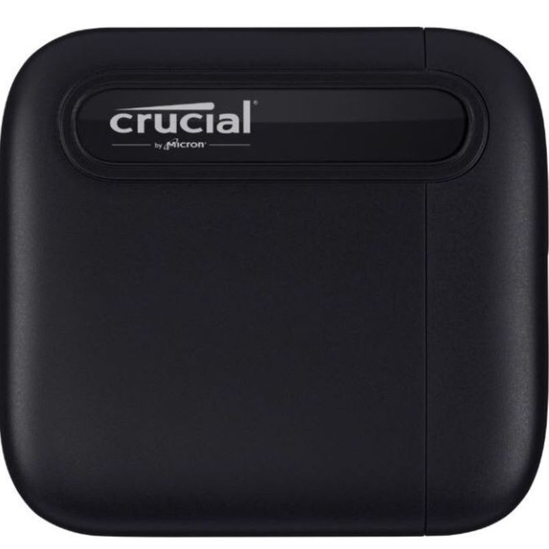 CRUCIAL - SSD 500 GB Externo - Crucial X6 - USB 3.2 Gen 2 Tipo-C (CT500X6SSD9)