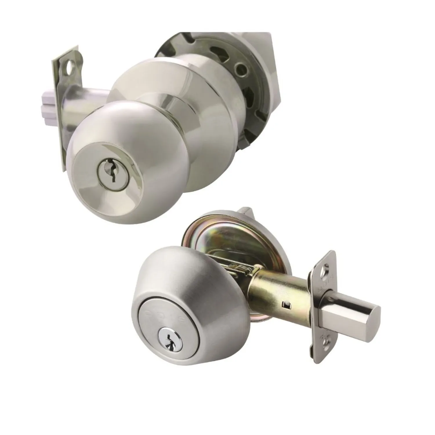 Kit Acceso Llave Igualada Plata: Cerradura Cilíndrica Odis 201 +