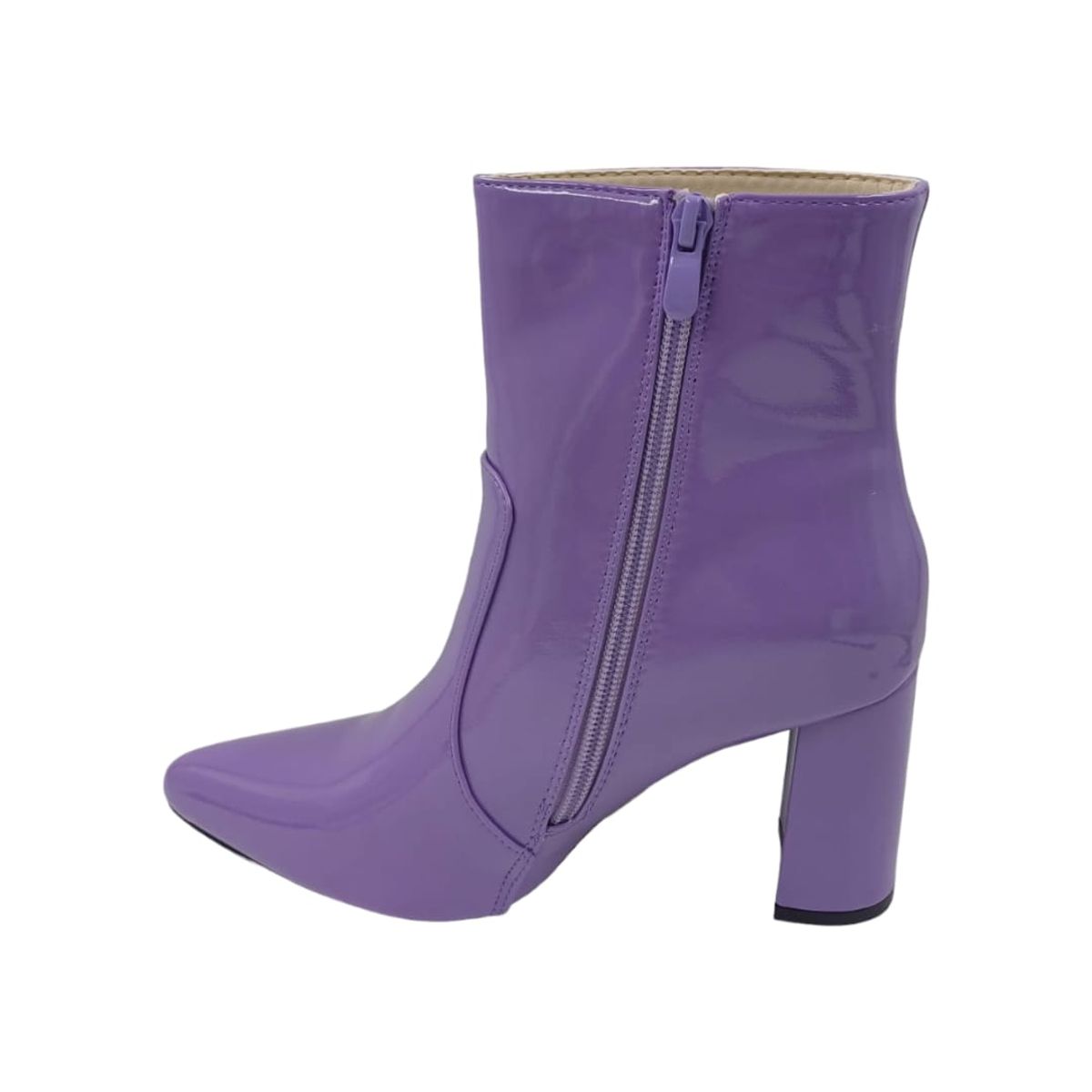 PAND G - Botín Violeta Taco Mujer