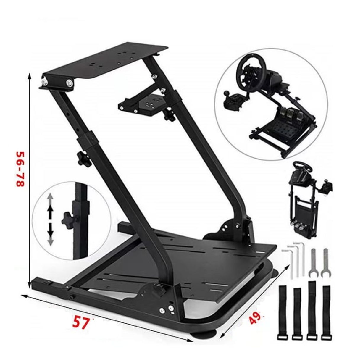 METEX - Soporte Volantes Thrustmaster Fanatec Logitech G29 G923 T300