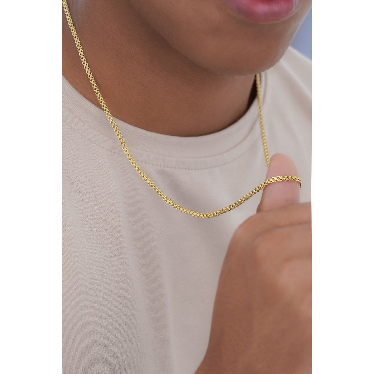 GENERICO - Cadena Tejido Chino Oro laminado 18k