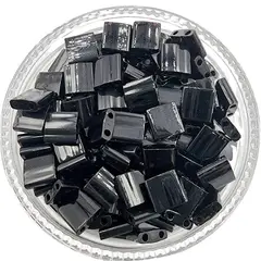 GENERICO - Tilas de 5mm Miyuki 10gr - Negro