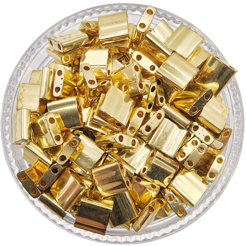 GENERICO - Tila 5mm 24kt gold plated 3gr