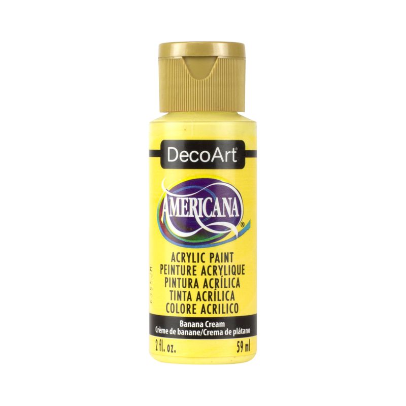 DECOART - Pintura Acrílica DecoArt Banana Cream DA309 Amarillo 59 ml
