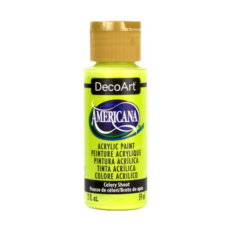 DECOART - Pintura Acrílica DecoArt Celery Shoot DA399 Amarillo 59 ml