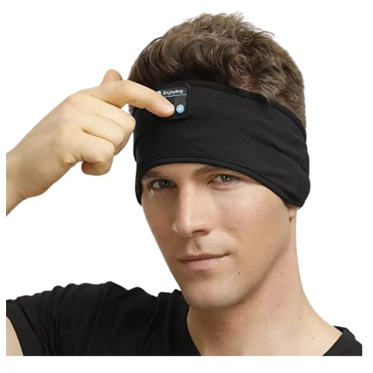 GENERICO - audifonos Cintillo Deportivo Recargable Usb Musica Bluetooth 5.0 negro