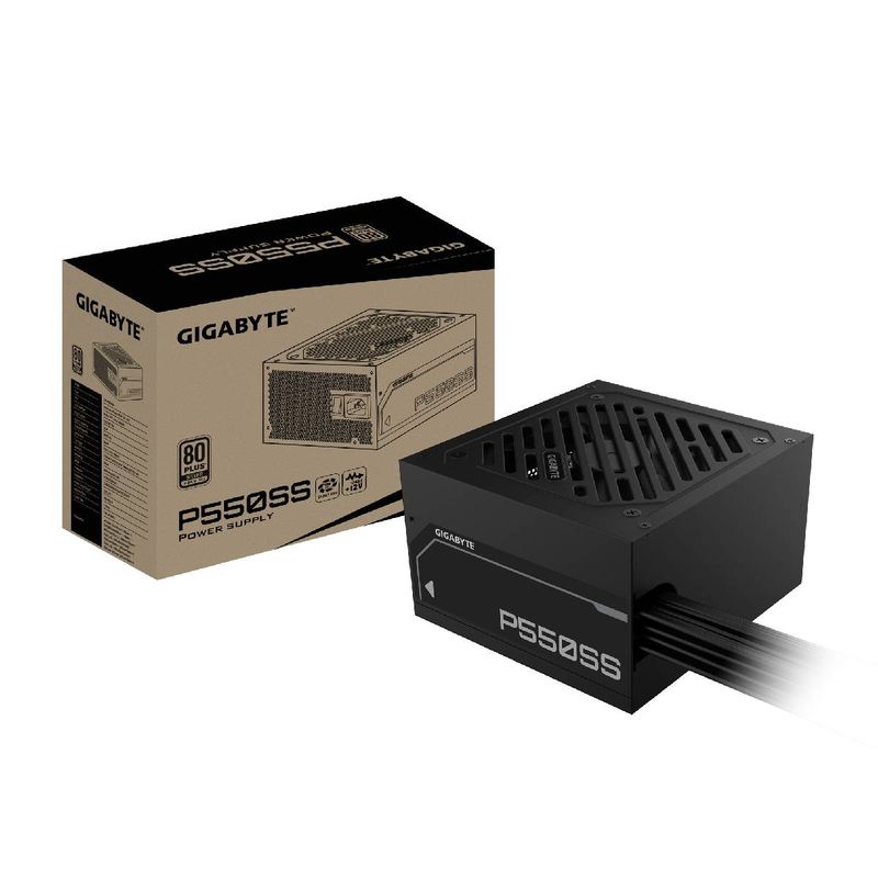 GIGABYTE - Fuente de Poder Gigabyte GP-P550SS 550W 80+ Silver Negro