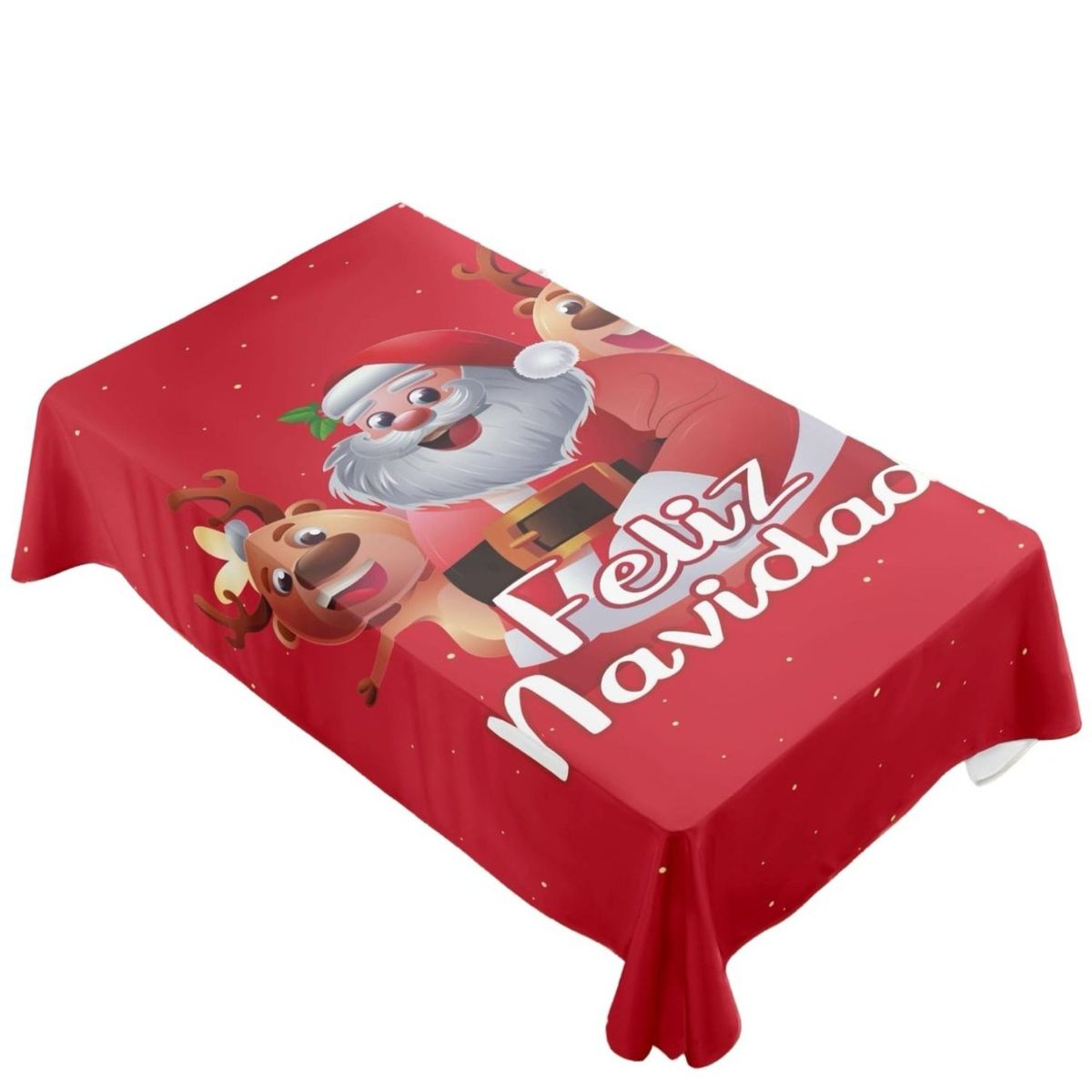 GENERICO - Mantel de Navidad Fechas Navideñas 140x220cm A06